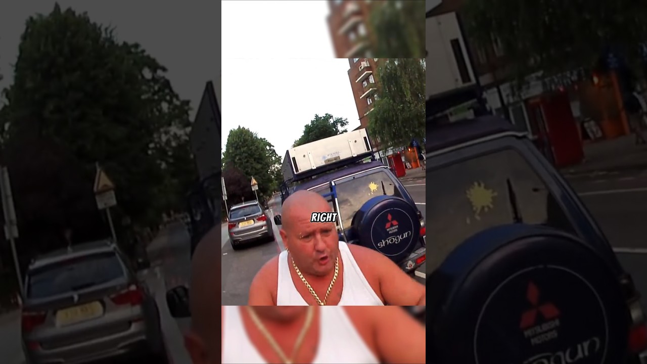 London Biker Faces Shocking Road Rage Attack (@miker4071)