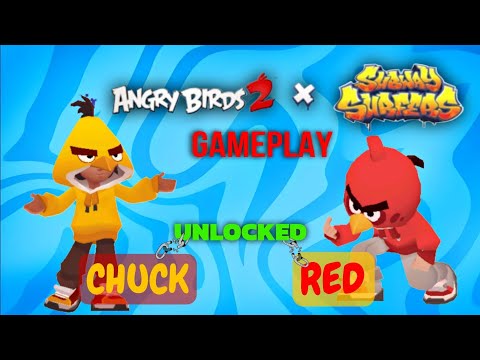 Subway Surfers x Angry Bird 2 Collab special characters Red and Chuck gameplay 🔥 | Hunter Gaming 