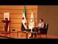 محاضرة فداء الدين يحيى في جامعة دمشق بعنوان واجبنا تجاه سوريا 