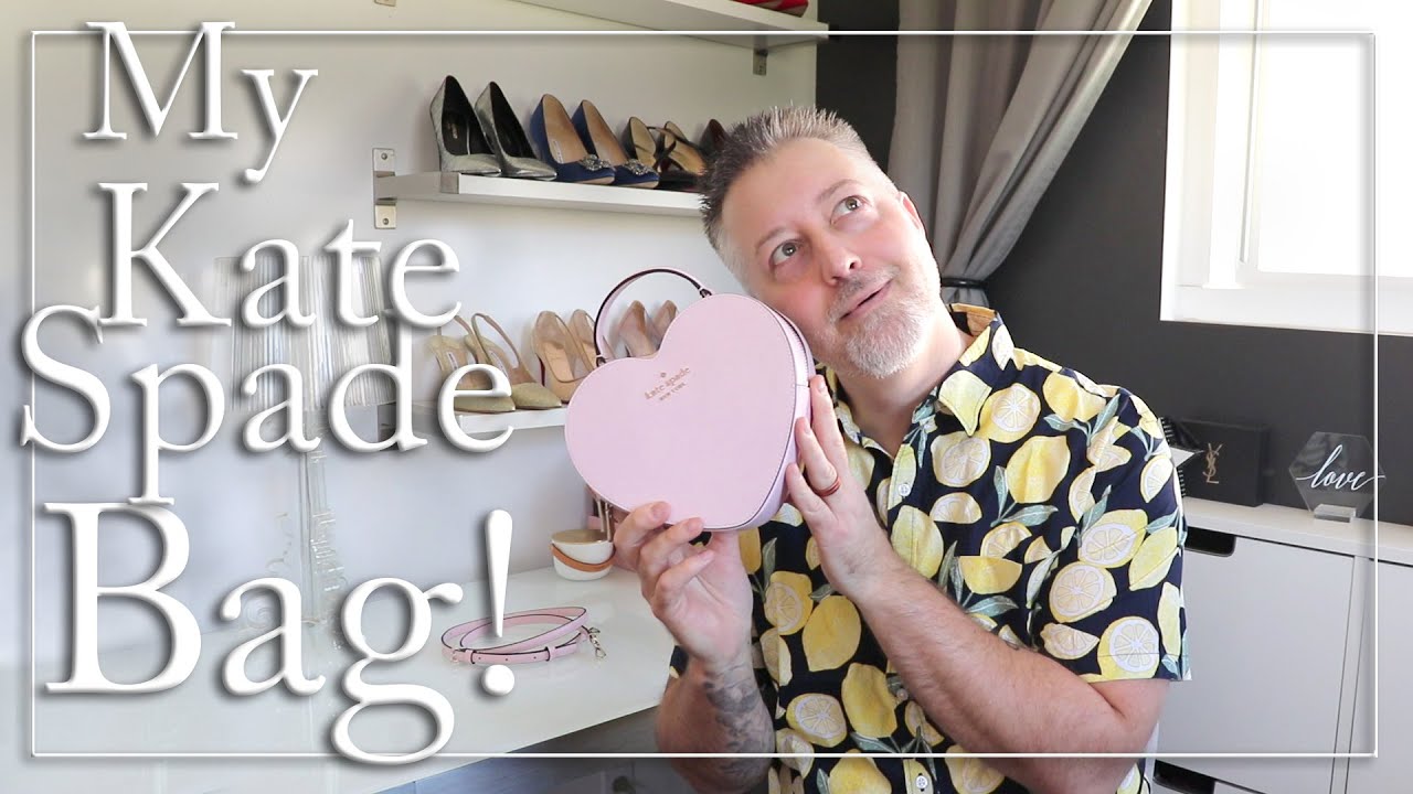 KATE SPADE LOVE SHACK HEART CROSSBODY BAG - First Impressions What Fits  Inside Mod Shots Review - YouTube