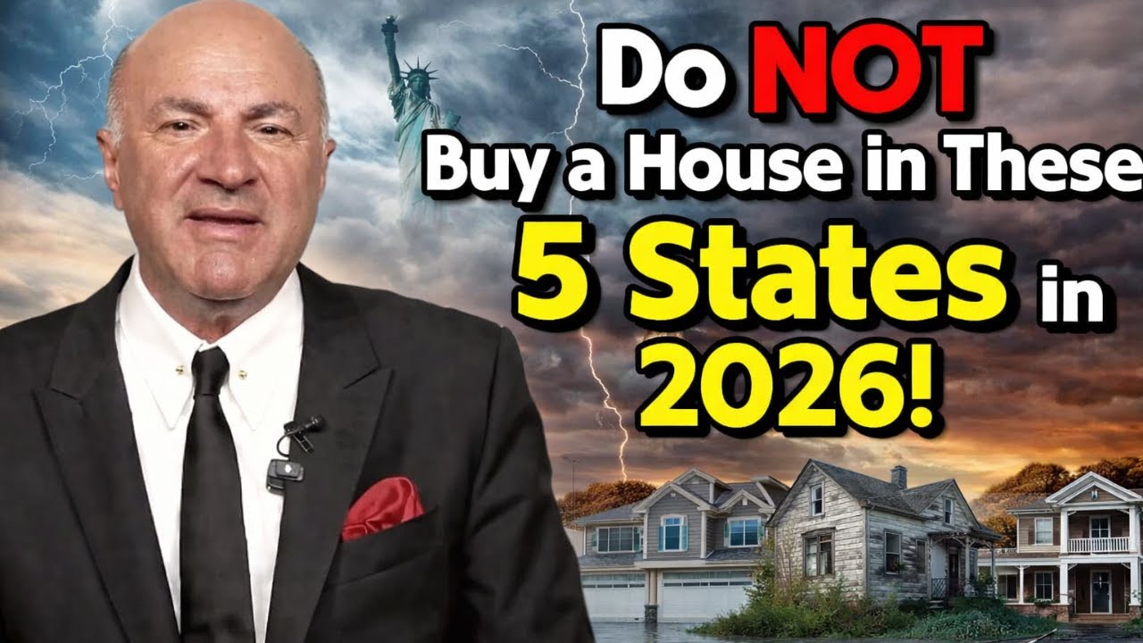 Do NOT Buy a House in These 5 States in 2026;Kevin O'Leary;