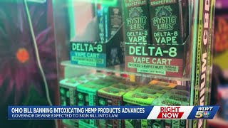 Ohio bill banning intoxicating hemp products passed by lawmakers