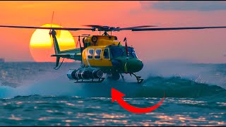 Почему Вертолёты НЕ ТОНУТ? Уникальная Система Посадки На Воду!