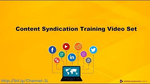 Content Syndication Training Video Set
