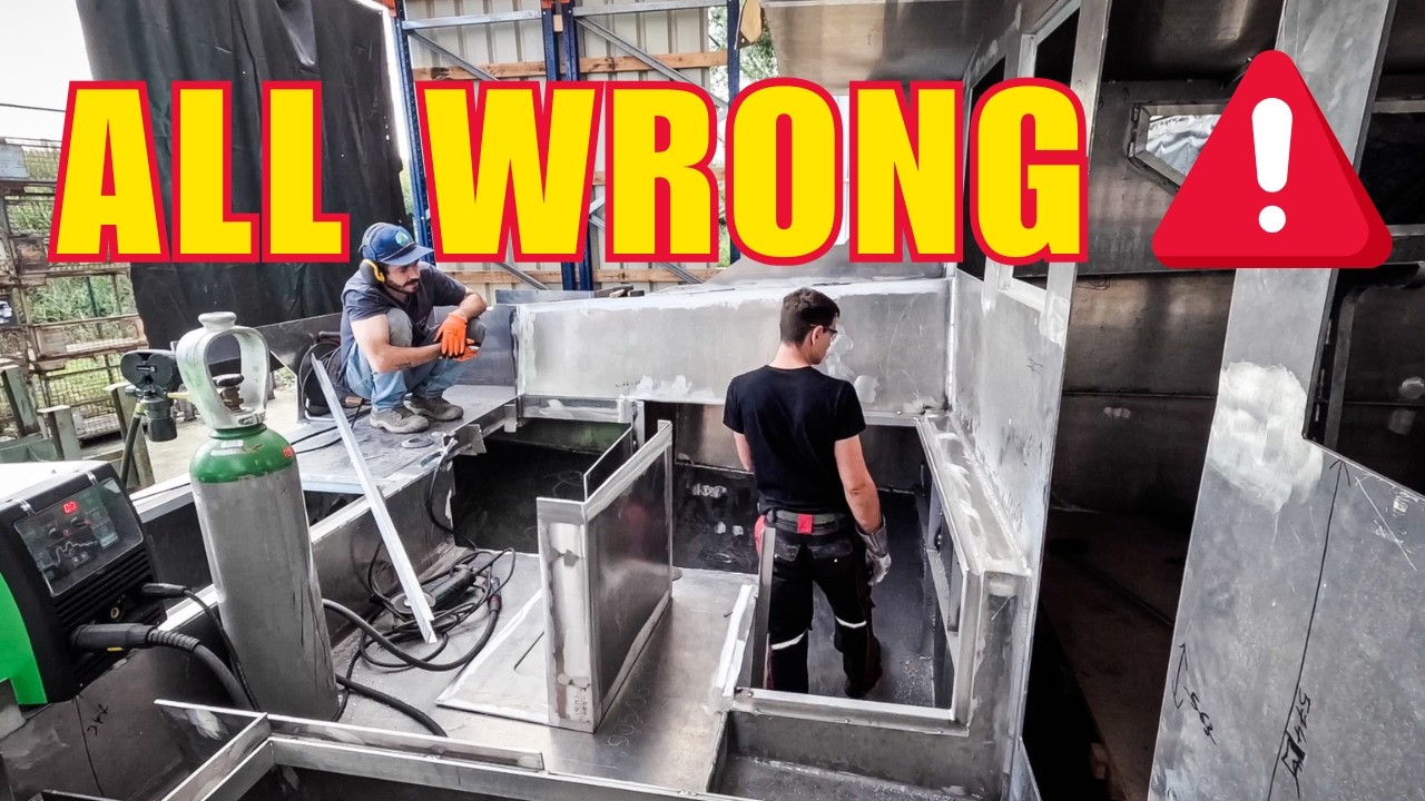 ⛵️ A NIGHTMARE! 🤯 We Had to CUT OUT most of our sailboat's Cockpit (It Was Fully Welded!) Ep.365