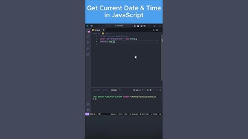 JavaScript Tips ⚡Get current date and time #javascript #buddy4coding #coding #code