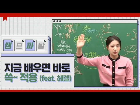 지금 배우면 바로 쓱~ 적용(feat.헤겔)｜국어 김젬마T [대성마이맥]