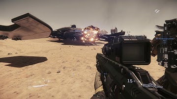 Star Citizen Alpha 3.0 PTU - Gladius and Vanguard Ship Explosions in 4k