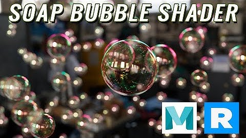 How to create soap bubble shader - Renderman for Maya