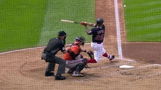 BAL@CLE: Santana and Kipnis come home on error