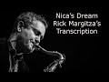 Nica's Dream-Rick Margitza's (Bb) Transcription. Transcribed by Carles Margarit