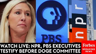 WATCH LIVE: NPR, PBS Execs Testify Before DOGE Committee Led By Marjorie Taylor Greene