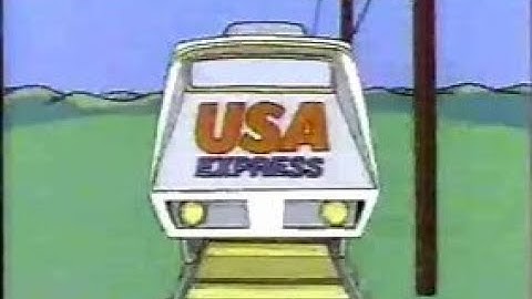 USA Cartoon Express with bumpers, commercials | 80