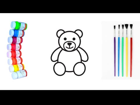 How to draw a teddy bear | Ayiq rasmini chizish | Как нарисовать МИШКУ Супер Легко |   テディベアの描き方