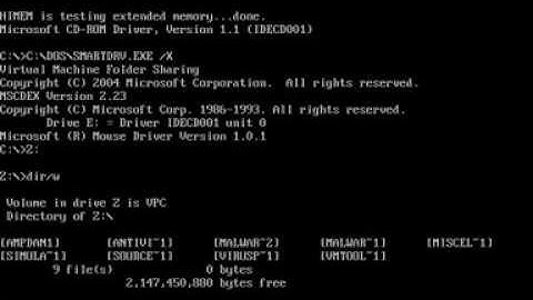 How To: Enable Shared Folders in MS-DOS
