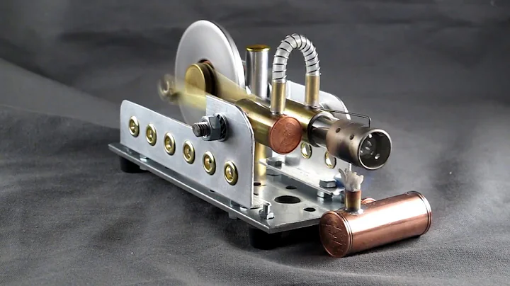 Stirling engine - Hot air engine - Recycled materials