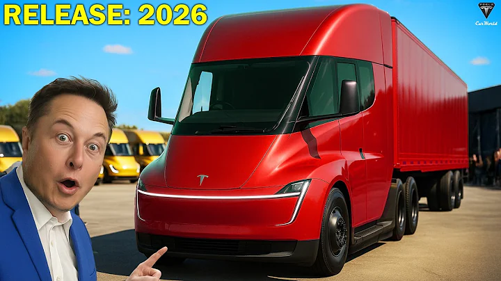 Elon Musk Launches 10,000 FSD Tesla Semi in 2026! Insane Design & Payload!