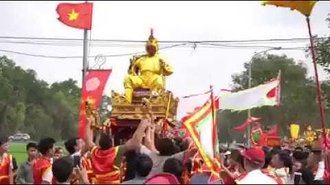 Lễ hội đặc sắc, rước vua giả Đền Sái Thụy Lôi, Thụy Lâm ,Đông Anh,Hà Nội 2017 -  3
