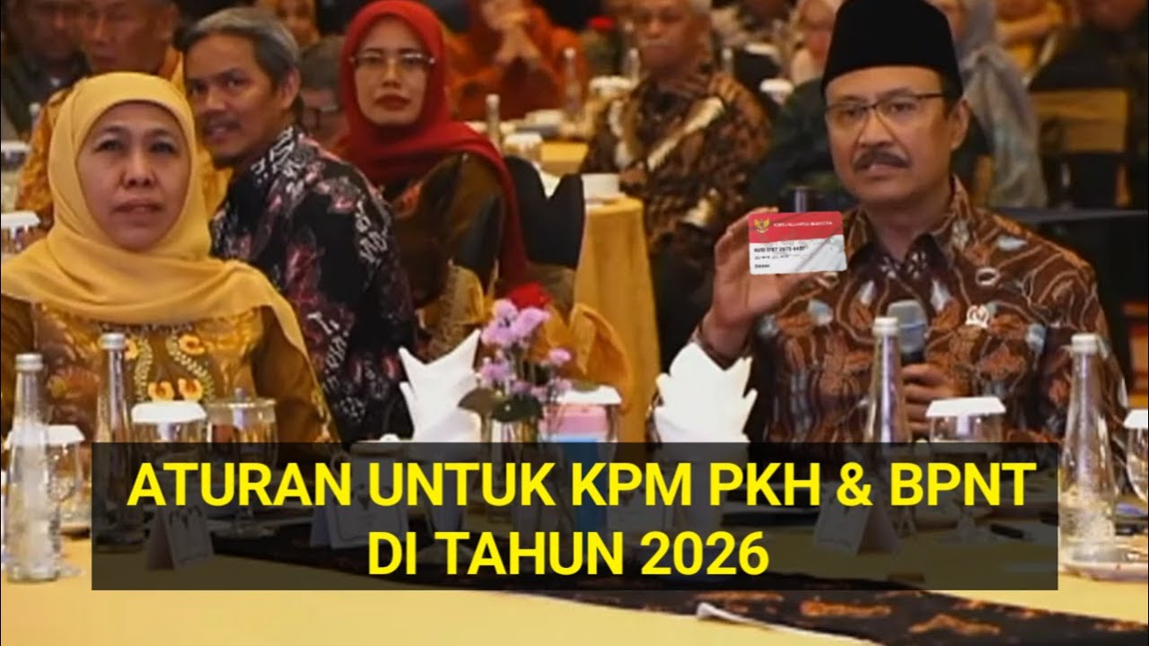 ATURAN BANSOS PKH DAN BPNT TAHUN 2026 | PKH BPNT TAHAP … — Transcript