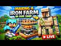 SUNDAY SPECIAL || MAKING IRON FARM WITH FRIEND IN OUR SMP || MINECRAFT JAVA EDITION || Demoted Gamer