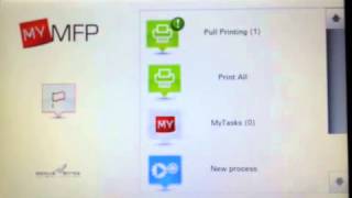 MyMFP Client on Lexmark device