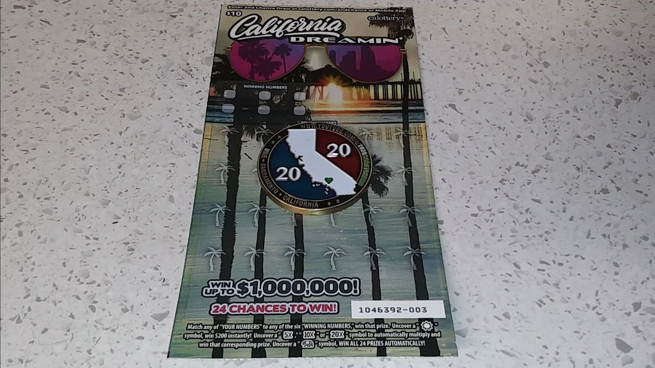How to Play CaLottery's Brand New 🌅California Dreamin'🌴 10.00