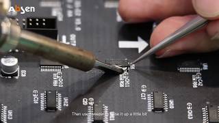 How to replace an LED display IC (ICN2038)_Absen LED