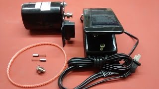 Piezas del pedal del motor de la m/áquina de coser Enchufe de la UE: 220v juego de kit de motor de la m/áquina de coser y pedal de 180 W Piezas de la m/áquina de coser dom/éstica para uso dom/éstico