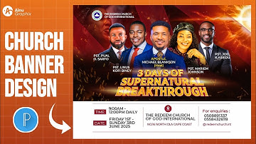 Design a Powerful Church Banner with PixelLab | Easy Mobile Graphic Design Tutorial