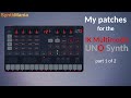UNO Synth - my patches (part 1 of 2)