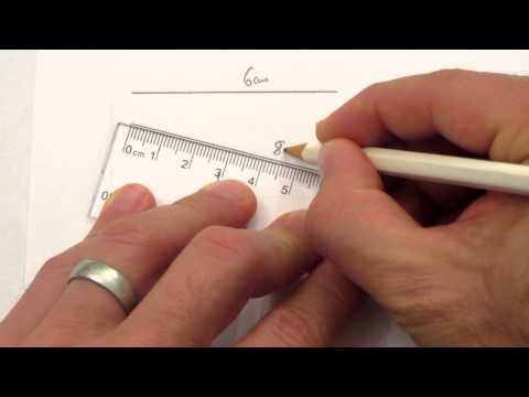 1 Measuring line to nearest cm