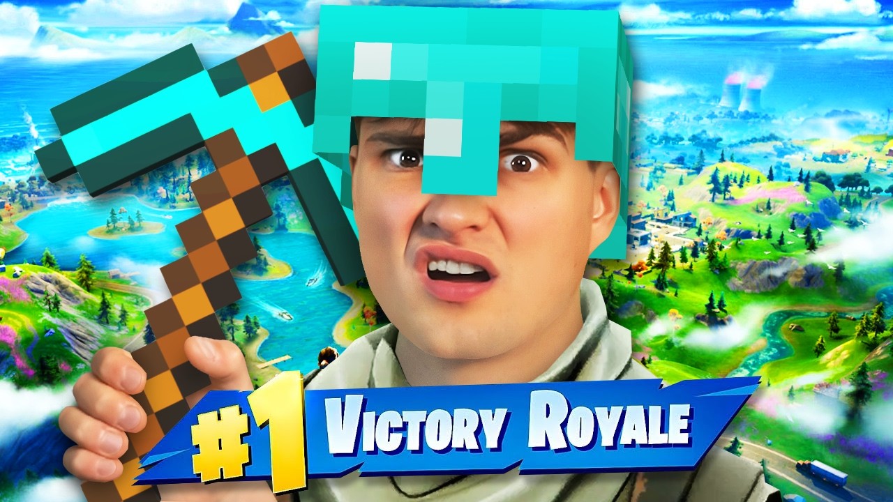 Can A Pro Minecrafter WIN in FORTNITE?