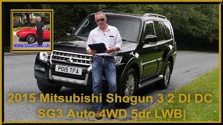 2015 Mitsubishi Shogun 3 2 DI DC SG3 Auto 4WD 5dr LWB| Review and Test Drive