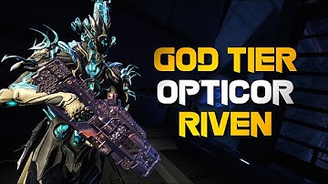 Warframe: HOW A GOD TIER OPTICOR RIVEN LOOKS LIKE