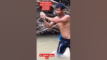 Penangkap Ikan Sungai Dengan Tangan Kosong