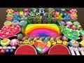 Mixing Random Things Into RainBow Slime || Most Satisfying Slime Videos || Boom Slime