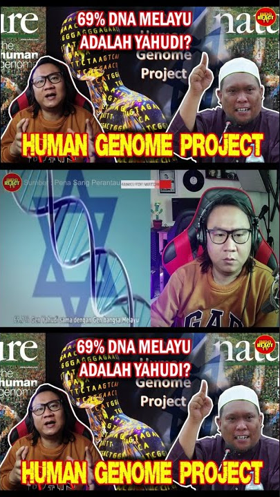 ⛔HAH SERIUS❗❗ 70% DNA MELAYU sama dengan DNA YAHUDI 😱😱 - HUMAN GENOME PROJECT - USTAZ AUNI MOHAMED