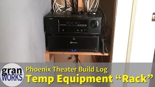 Temporary Sauna-Bench Style Theater Equipment &quot;Rack&quot;