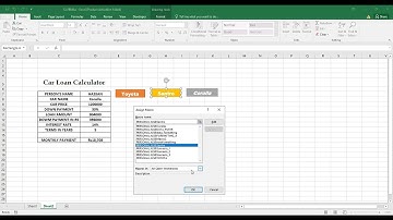 Carloan Calculator with VBA Macros