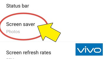Vivo | Screensaver Kaise Lagaen | How To Set Screen Saver In Vivo