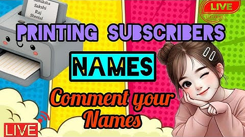 Artland Express live! PRINTING SUBSCRIBERS NAME ON PRINTER #shortsfeed #name #art #live #trending