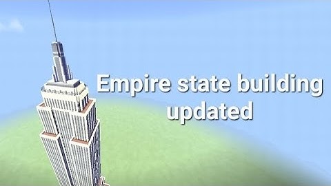 how to build the Empire State Building minecraft tutorial