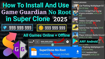 How To Install And Use Game Guardian in Super Clone No Root Any Android || 2025