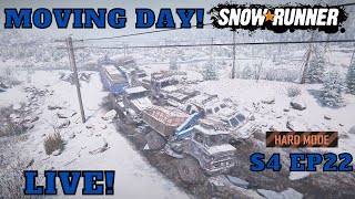 Chernokamensk Garage Building! Hard Mode LIVE! No Chained Tires! Episode 22 Amur SnowRunner Season 4