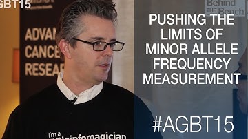 Pushing the Limits of Minor Allele Frequency Measurement - AGBT 2015