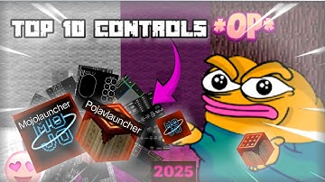 Top 10 Controls for mojoLauncher New custom controls 😈😈| best controls for pojav launcher