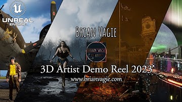 Brian Vagie   3D Artist Demo Reel 2023