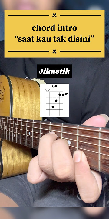 chord intro jikustik saat kau tak disini #akustik #guitar #guitartutorial #pongkibarata #jikustik