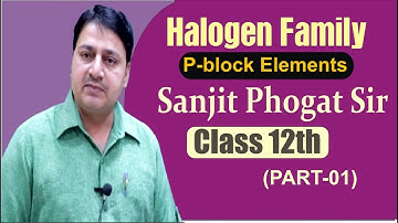 halogen family part 01 p-block elements class 12th,neet,jee