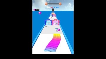 Canvas Run | Smooth & Satisfying Color Merge Challenge! 🎨🔥 #shorts